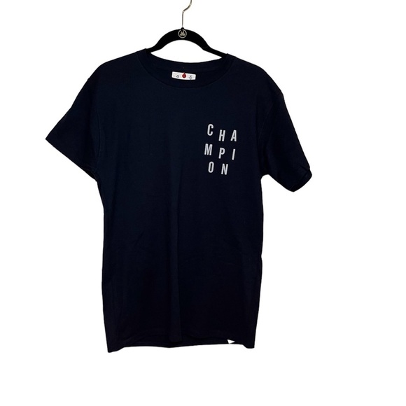 Champion Men’s Graphic T-shirt Navy Blue Size: Medium - Picture 1 of 4